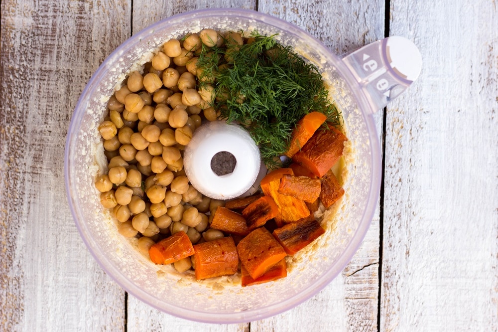Roasted Carrot & Dill Hummus She Likes Food
