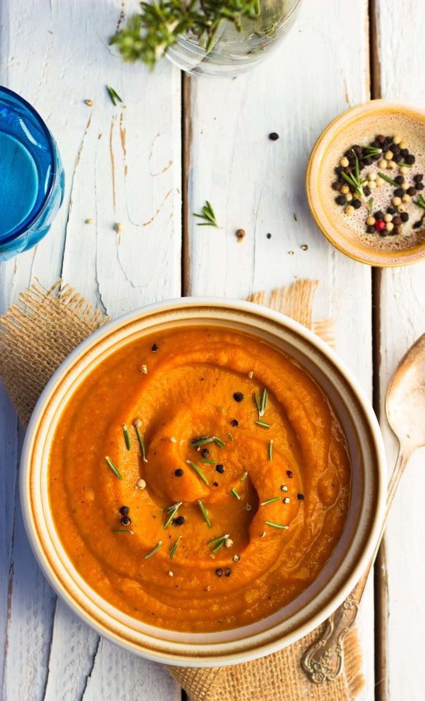 Roasted Root Vegetable Soup