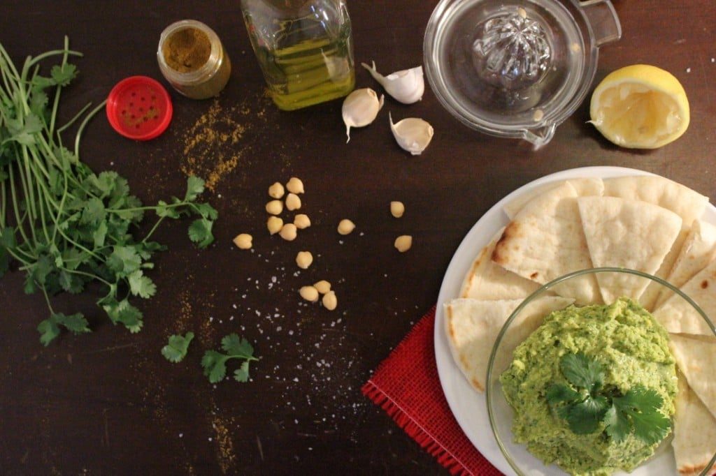 Curry Cilantro Hummus