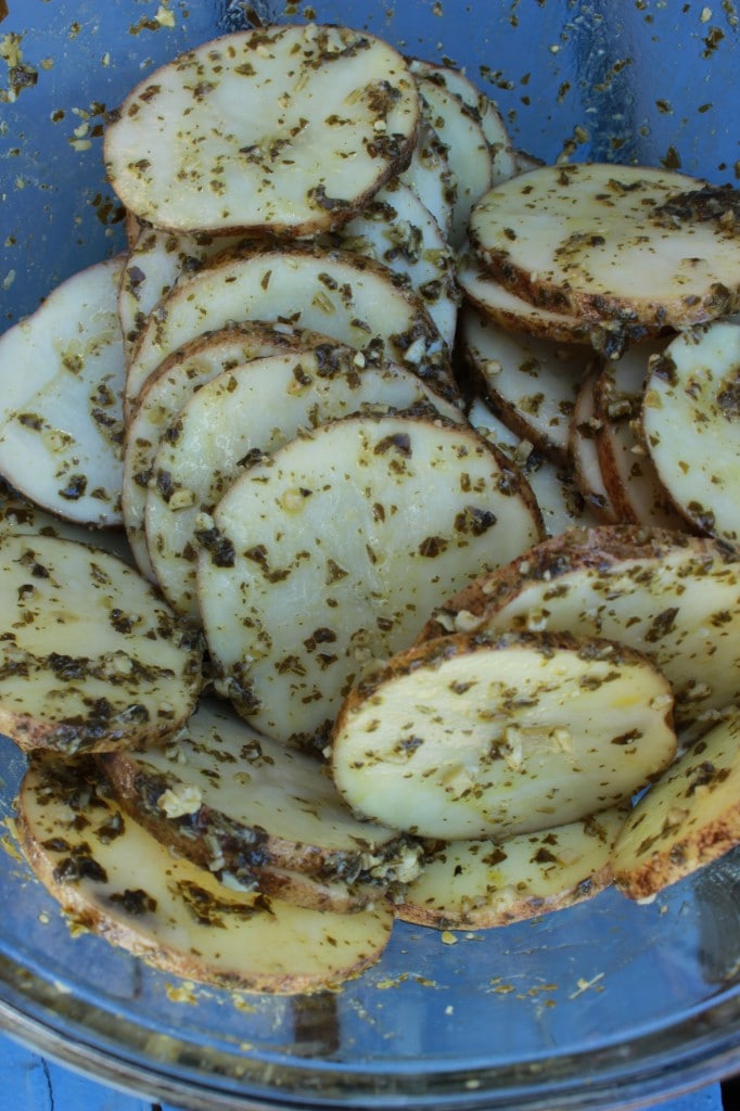 Pesto Potato Chips She Likes Food