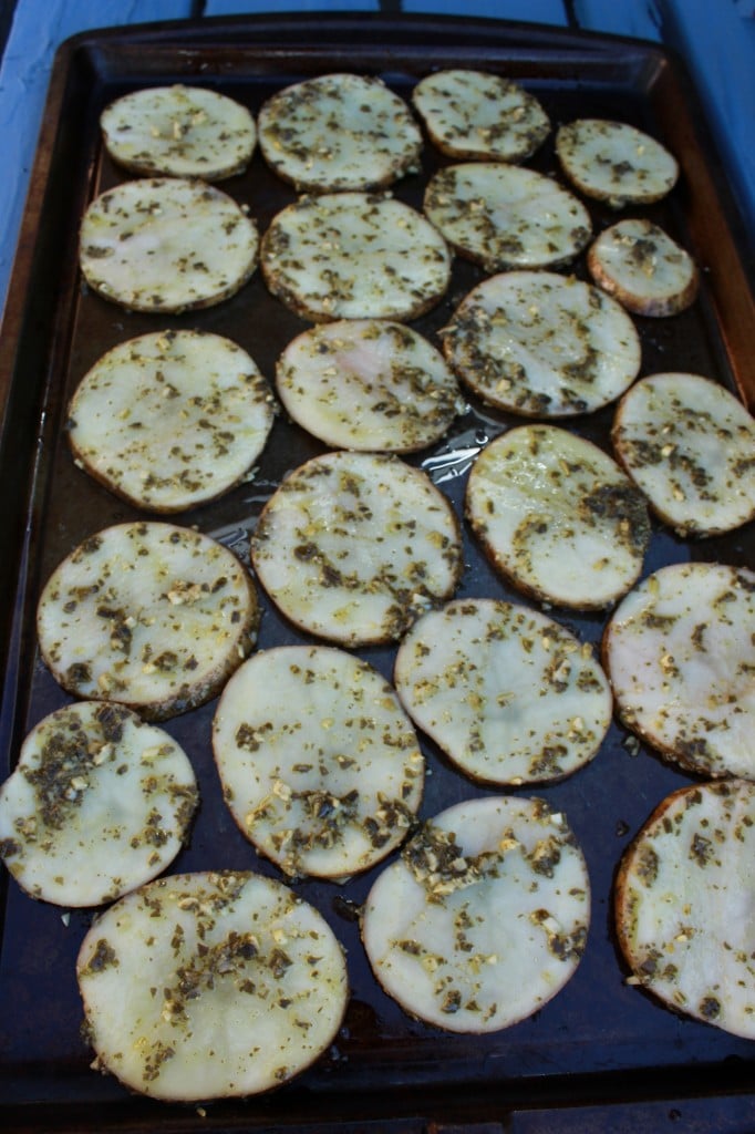 Pesto Potato Chips She Likes Food