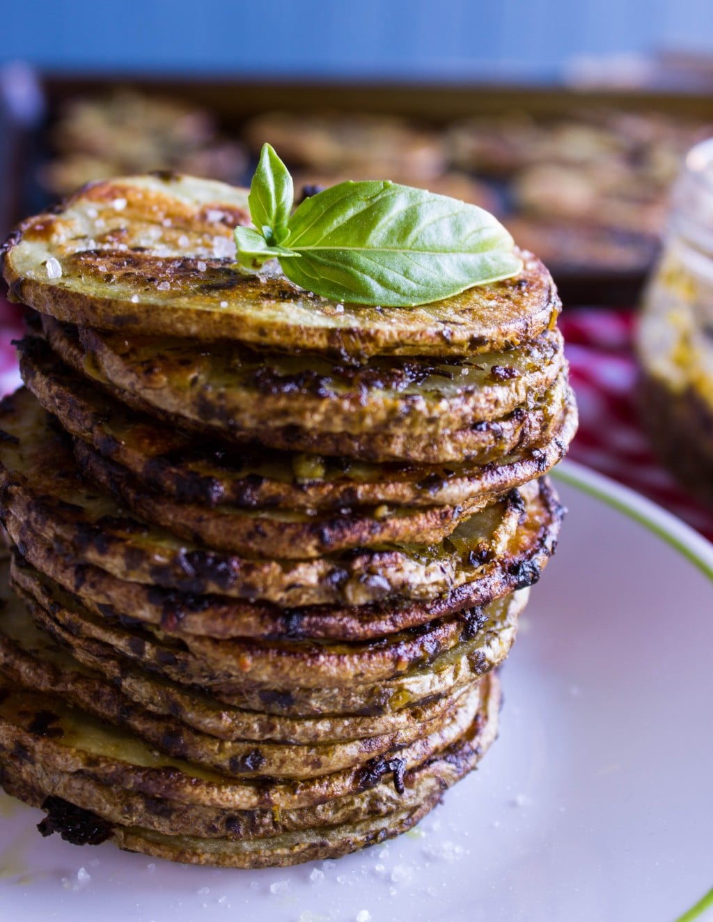 Pesto Potato Chips She Likes Food