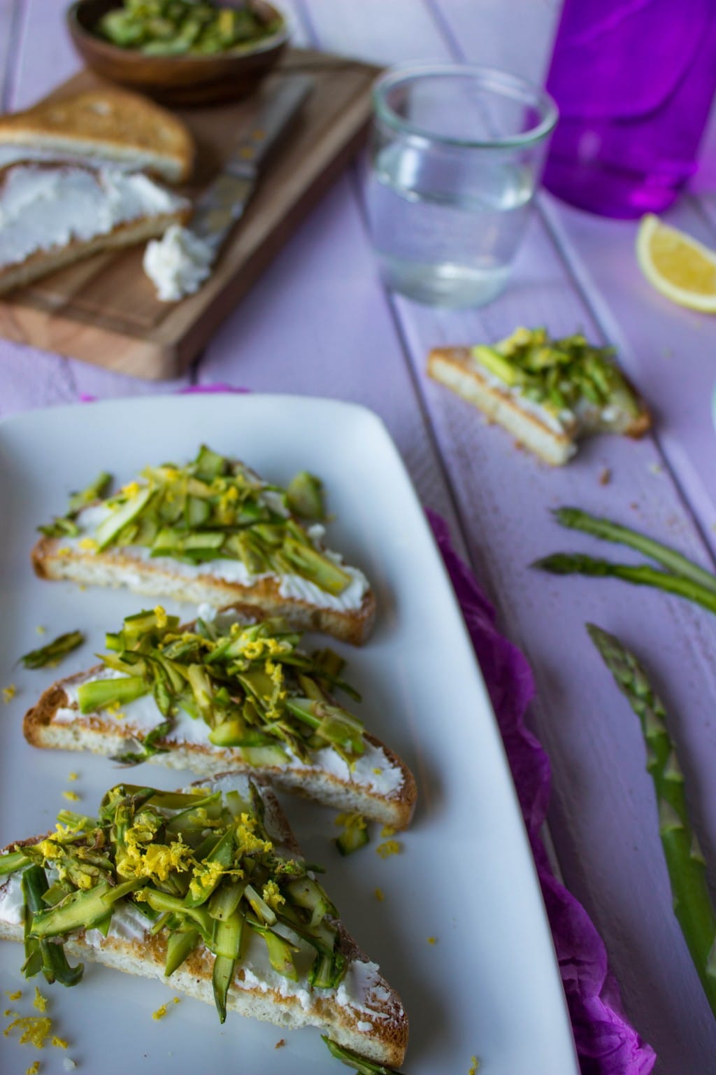 Asparagus and Goat Cheese Crostini She Likes Food