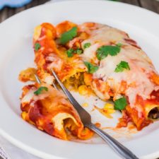 Spaghetti Squash &amp; Black Bean Enchiladas-image