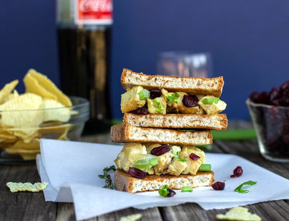 Curry Chicken Salad Sandwiches - She Likes Food