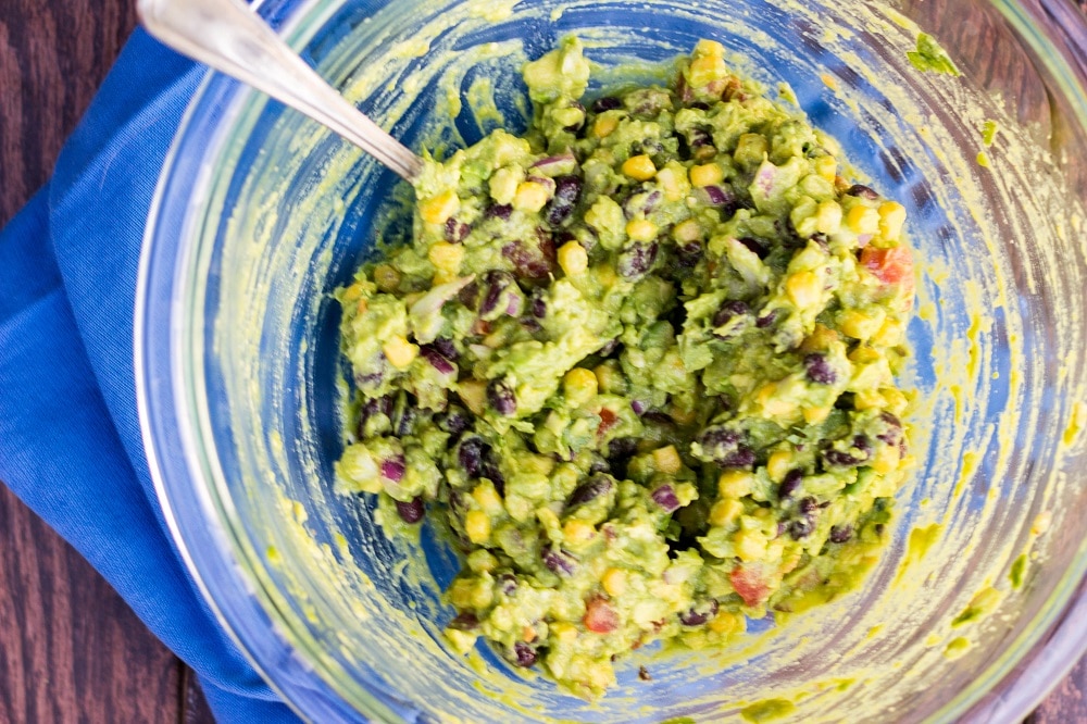 Roasted Potatoes filled with Loaded Guacamole-7508