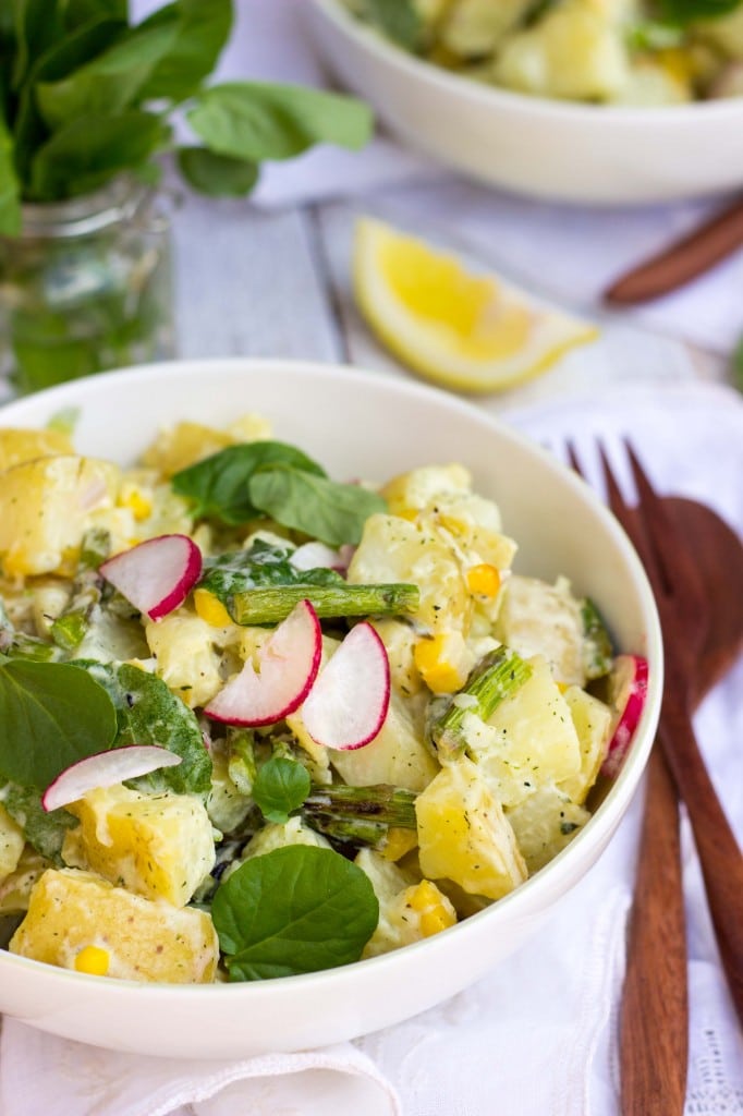 Grilled Asparagus and Corn Potato Salad-8349