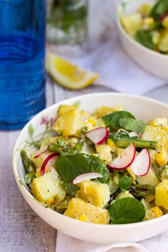 Grilled Asparagus and Corn Potato Salad-8369
