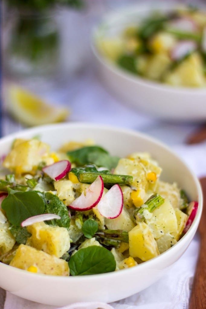 Grilled Asparagus and Corn Potato Salad-8376