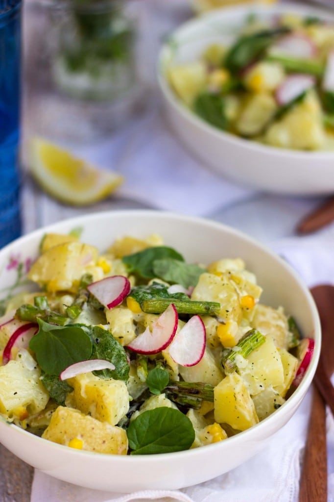 Grilled Asparagus and Corn Potato Salad-8391