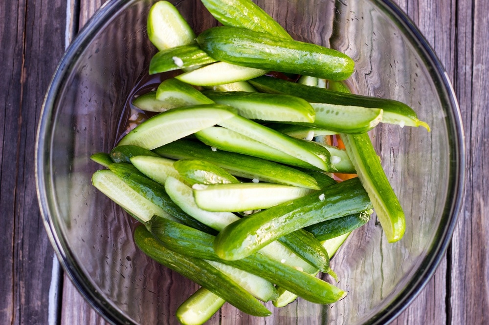 Grilled Cucumber with Pickled Feta Dip-7859