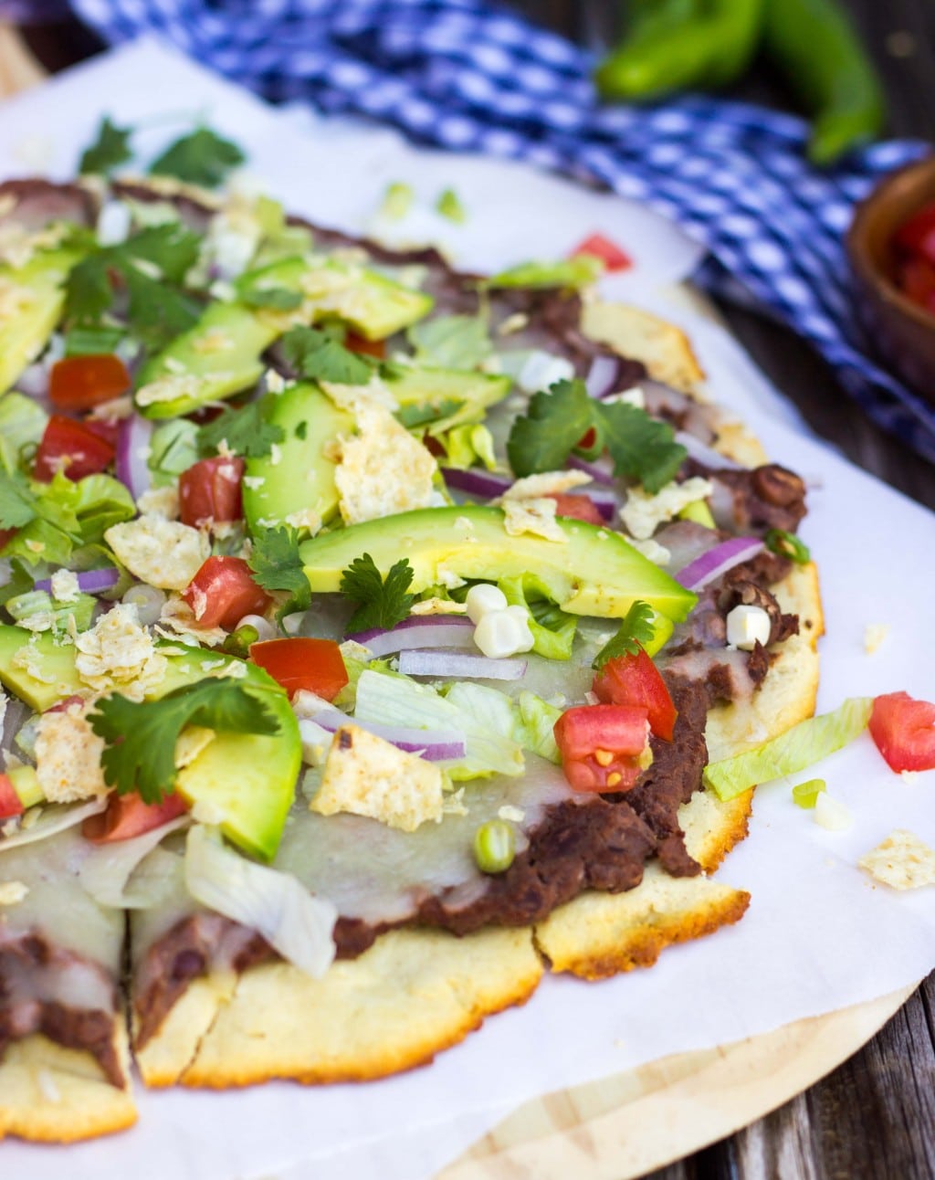 Hatch Green Chili Mexican Pizza - She Likes Food