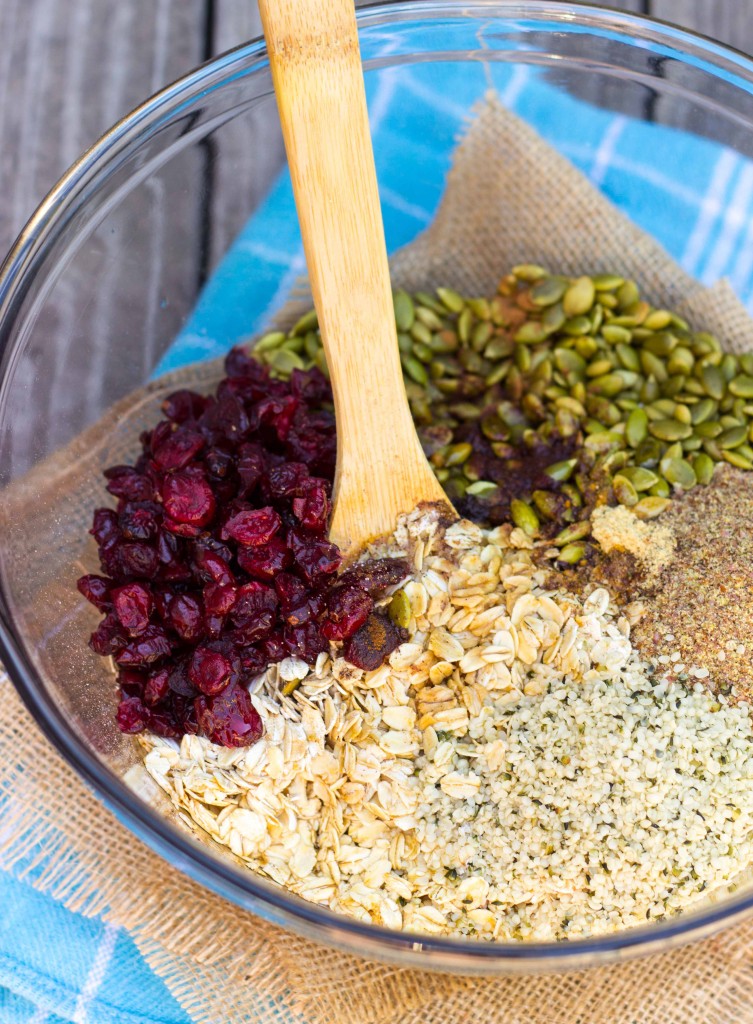 Pumpkin Spiced Granola with Pepitas & Dried Cranberries-4721