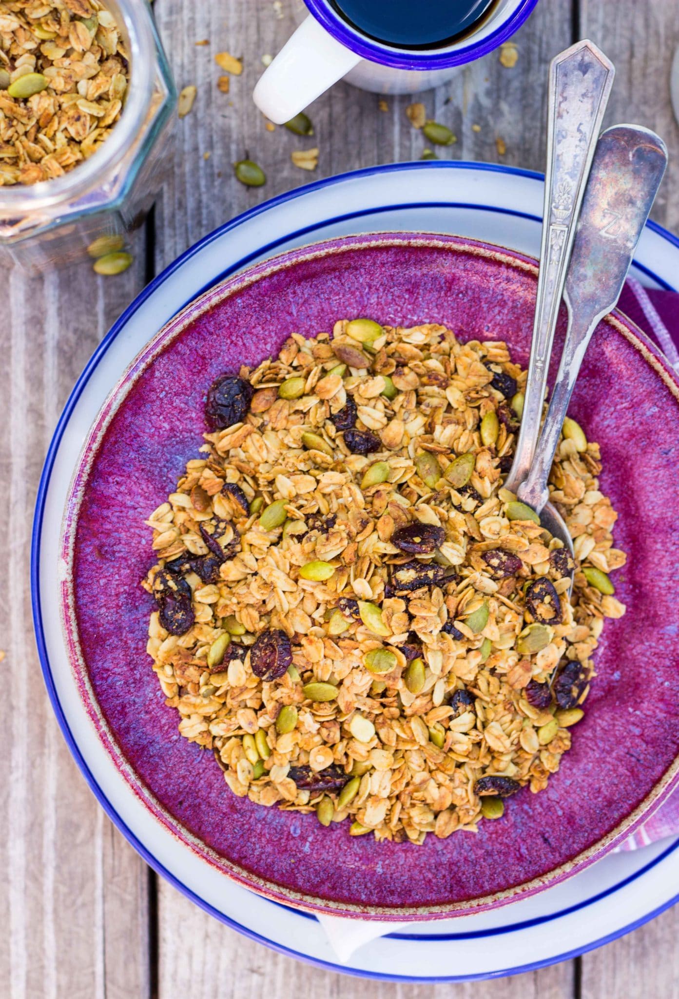 Pumpkin Spiced Granola with Pepitas & Dried Cranberries-image