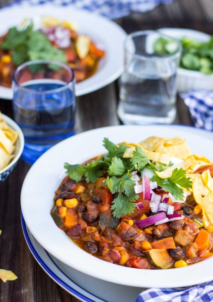 Three Bean Loaded Veggie Chili-4484