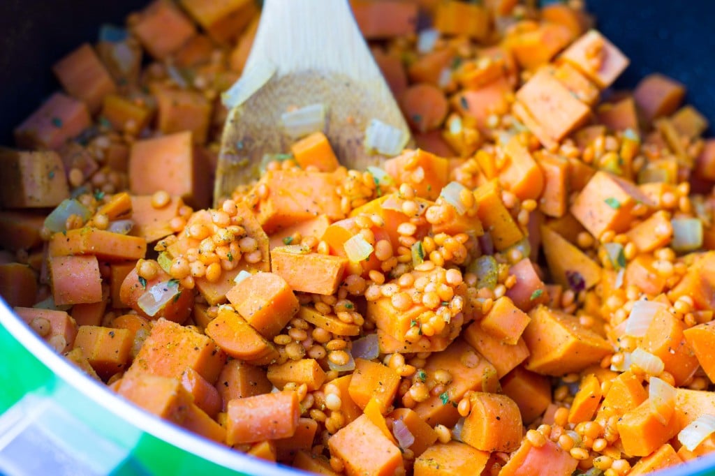 Curried Sweet Potato, Carrot & Red Lentil Soup-5711