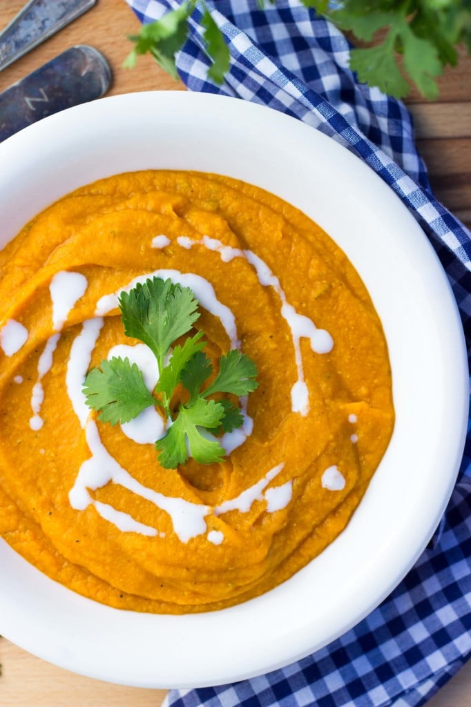 Curried Sweet Potato, Carrot & Red Lentil Soup-5729