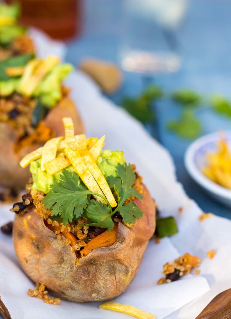 Tex Mex Loaded Sweet Potatoes-5897