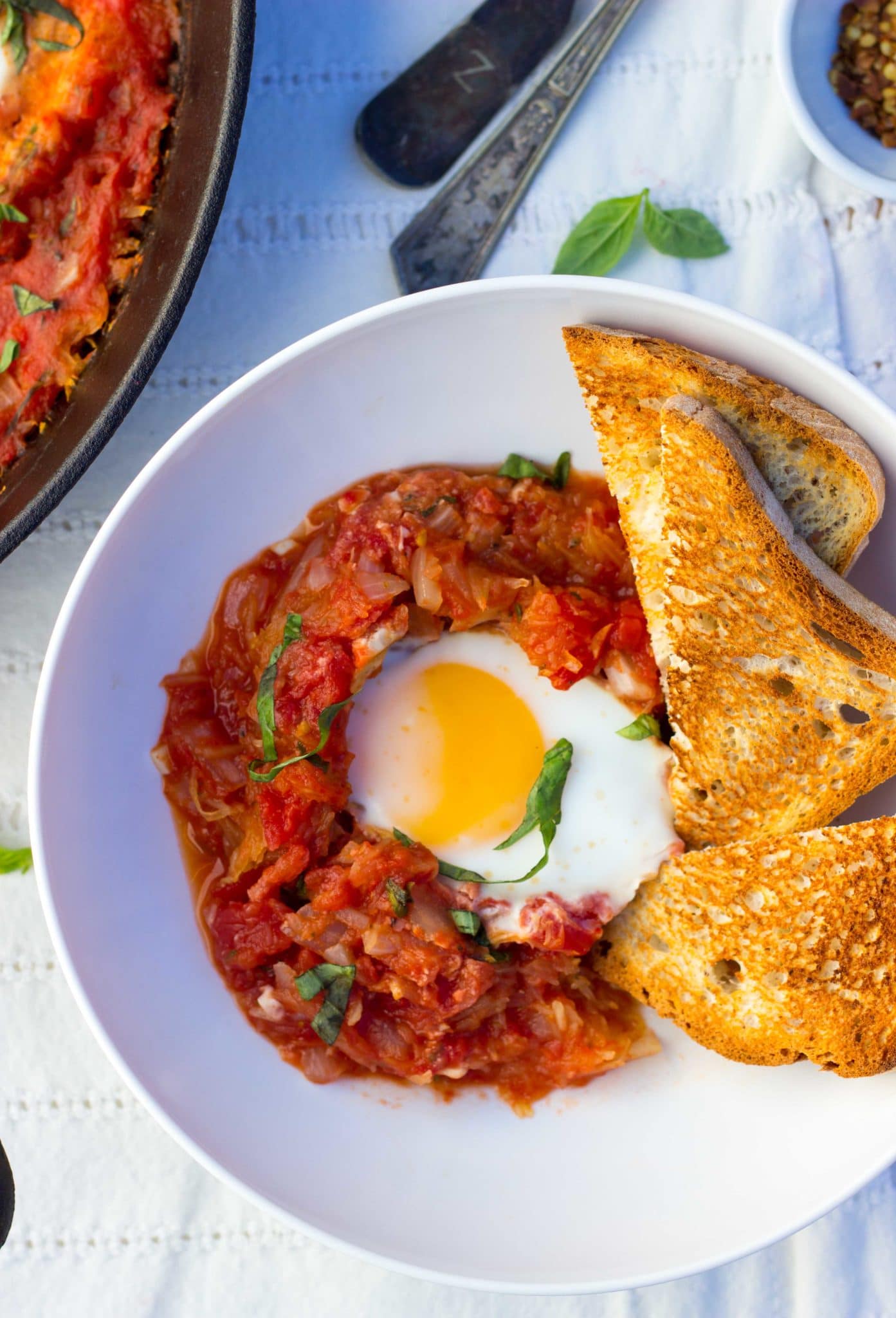 Eggs In Purgatory With Spaghetti Squash She Likes Food