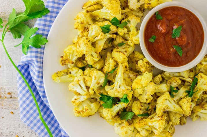 Cheesy Pizza Cauliflower Bites