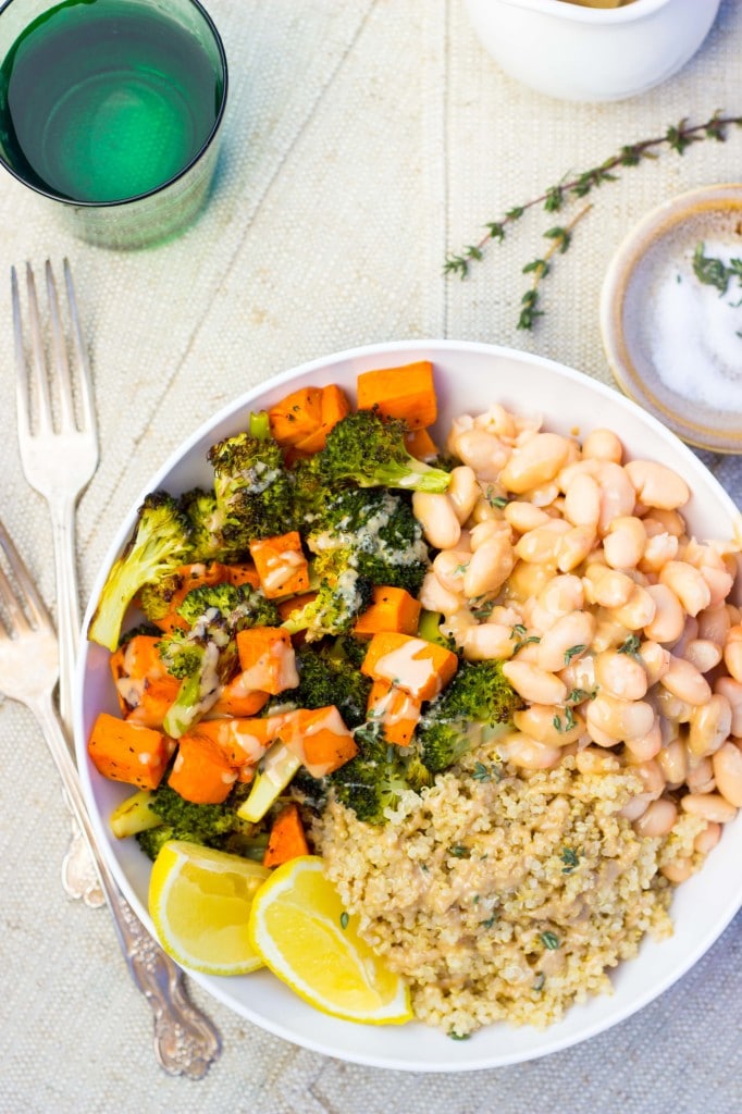 Roated Broccoli & Sweet Potato Winter Bowls-8520