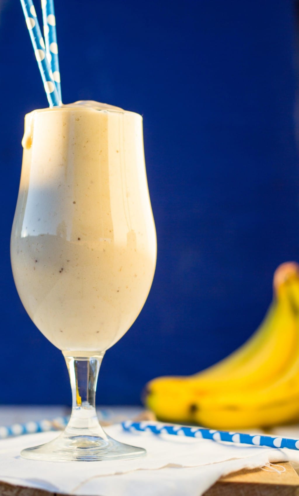 Skinny Peanut Butter & Banana Milkshakes {vegan}8744 She Likes Food