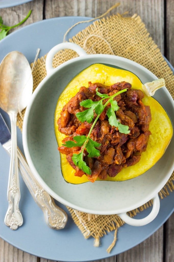 Chili Stuffed Acorn Squash-0069