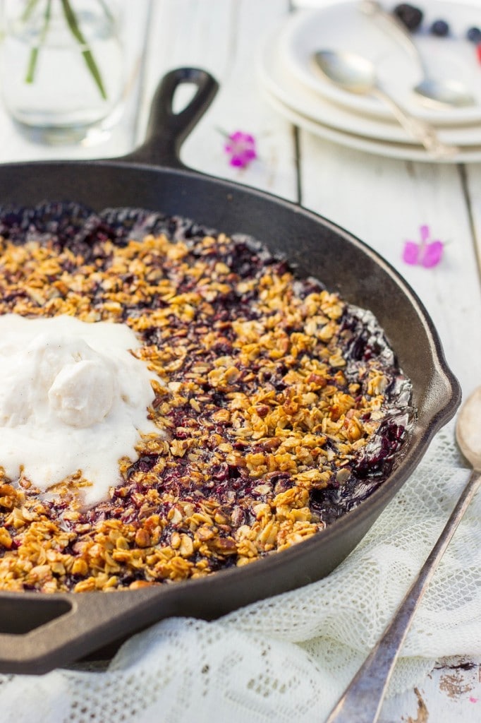 Mixed Berry Crisp with Chocolate and Pecanss-0510