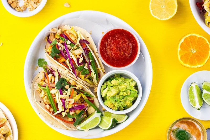 Citrus & Miso Marinated Tofu Tacos2