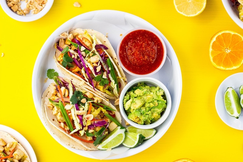 Citrus & Miso Marinated Tofu Tacos4