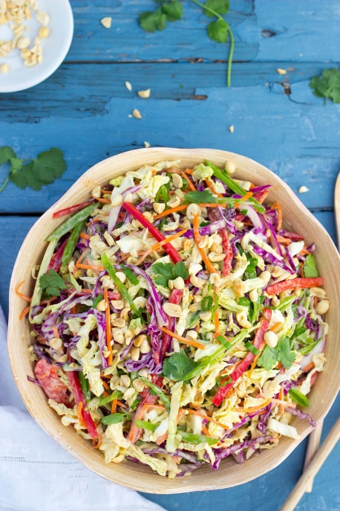 Creamy Rainbow Asian Slaw-2331