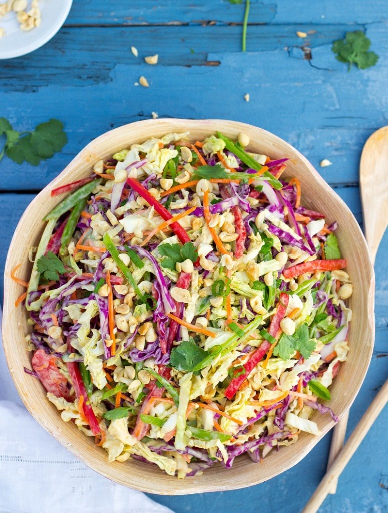 Creamy Rainbow Asian Slaw-2335