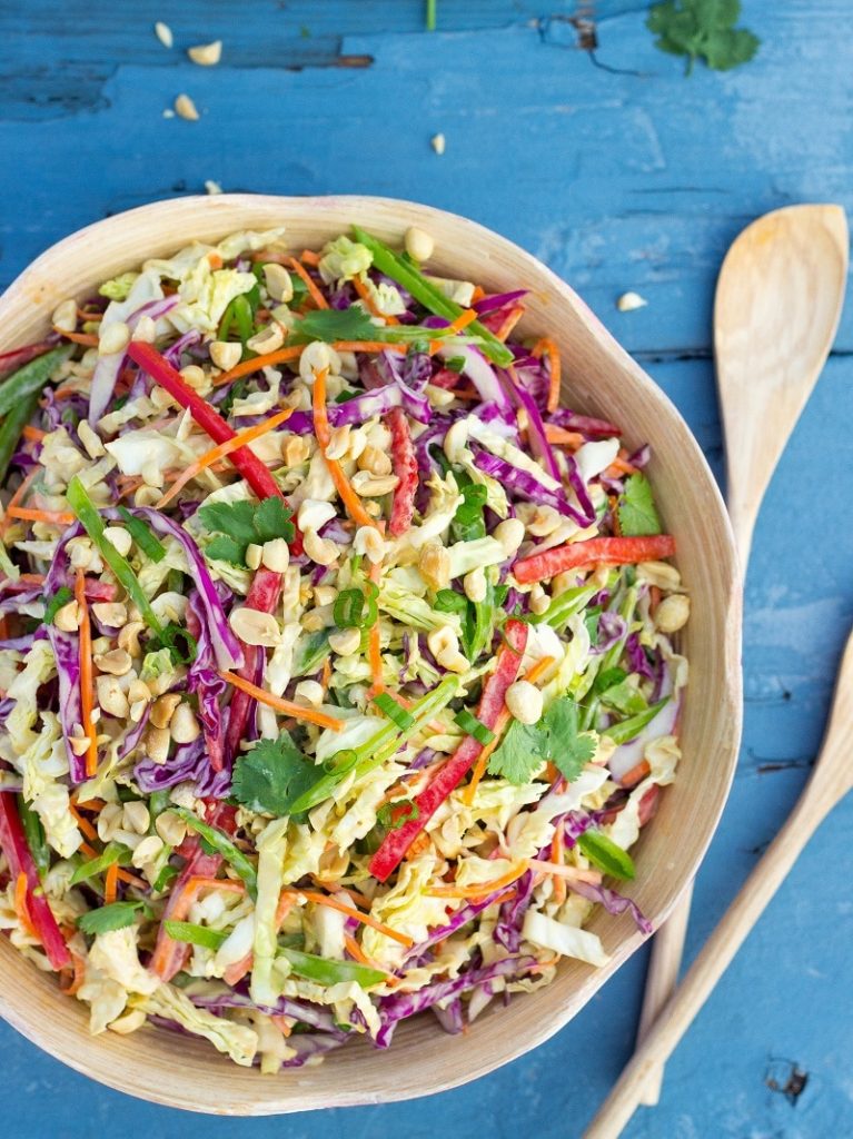 Creamy Rainbow Asian Slaw-2363