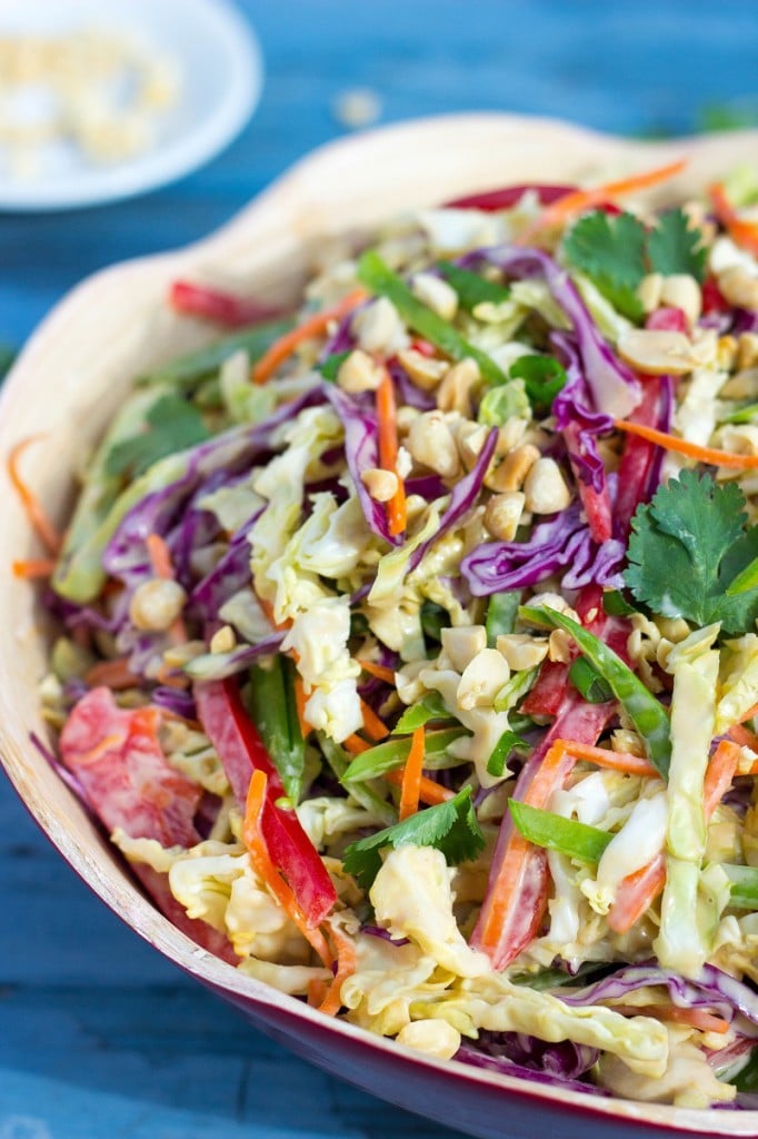 Creamy Rainbow Asian Slaw-2384