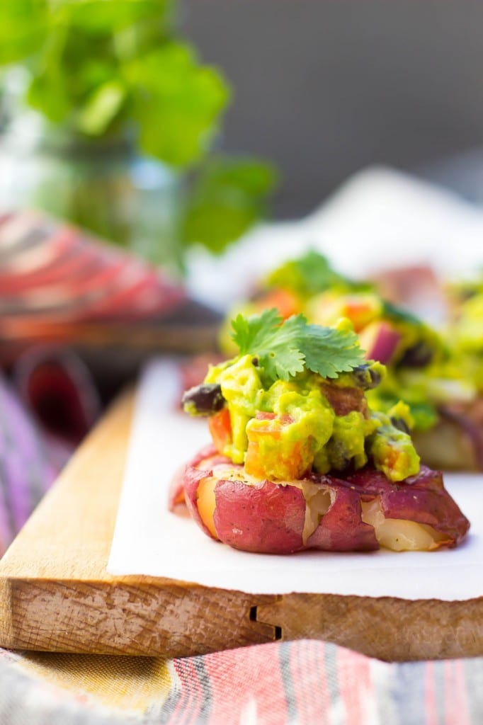 Smashed Potatoes with Loaded Guacamole-4918