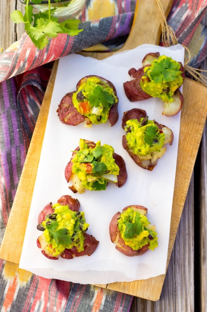 Smashed Potatoes with Loaded Guacamole-4939
