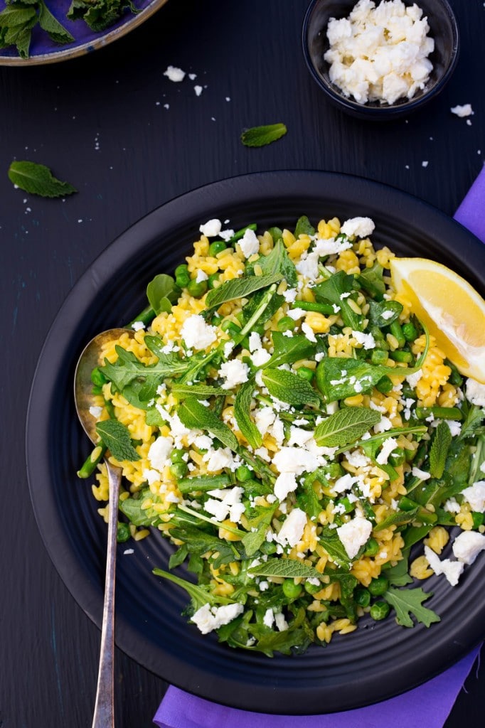 Spring Orzo Salad with Peas and Asparagus-5092