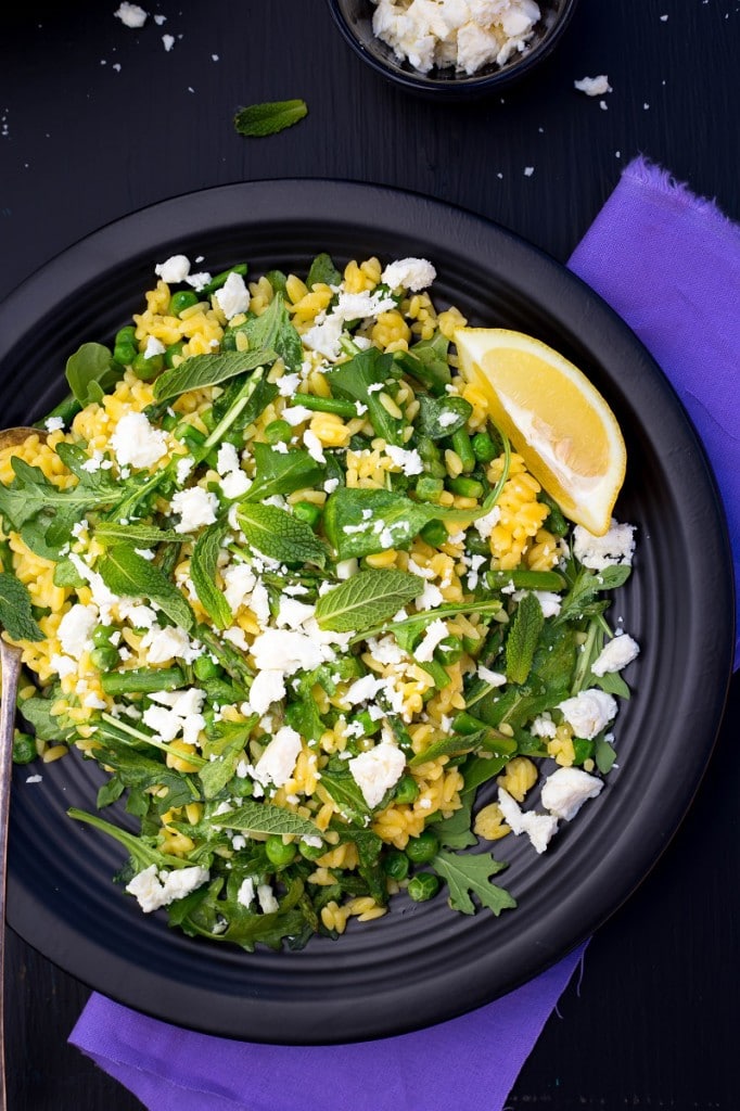 Spring Orzo Salad with Peas and Asparagus-5109