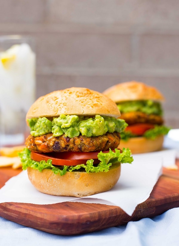 Green Chili and Sweet Potato Veggie Burgers-8804