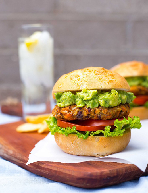 Green Chili and Sweet Potato Veggie Burgers-8828