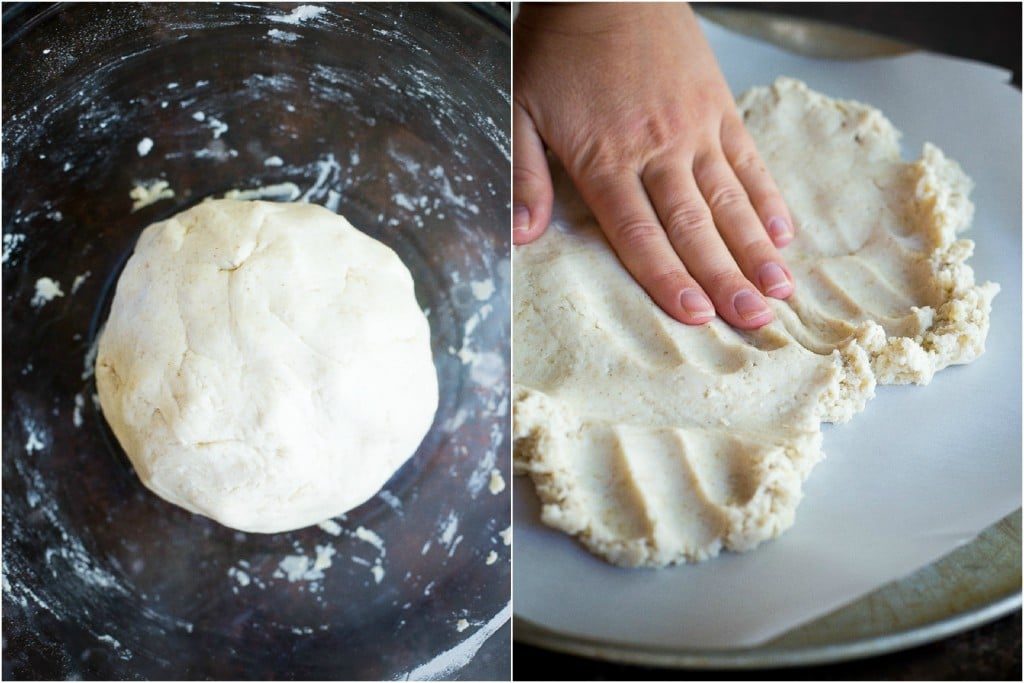 step two in showing how to make easy gluten free pizza dough