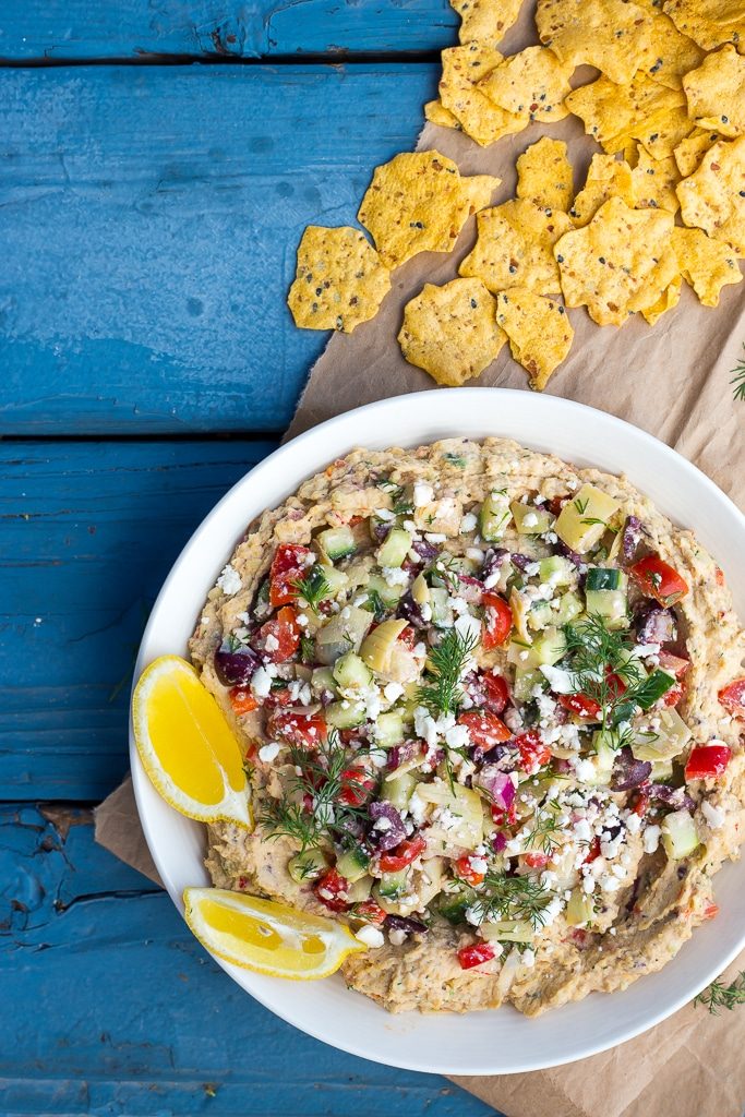 Loaded Greek Hummus Dip-8937