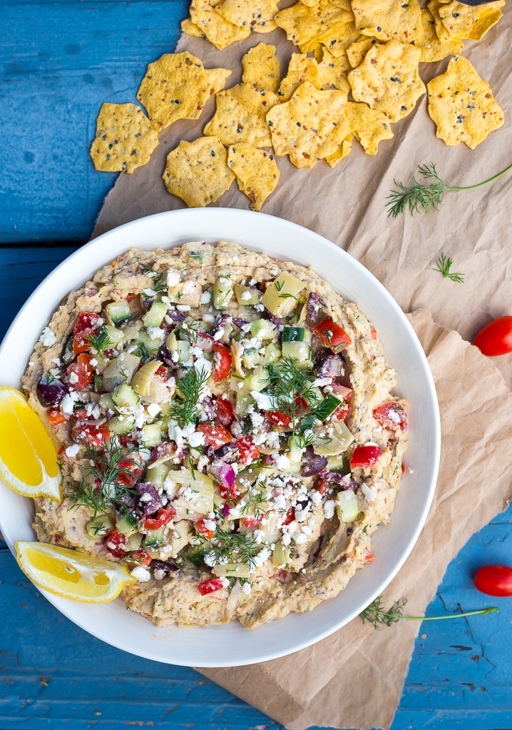 Loaded Greek Hummus Dip-8941