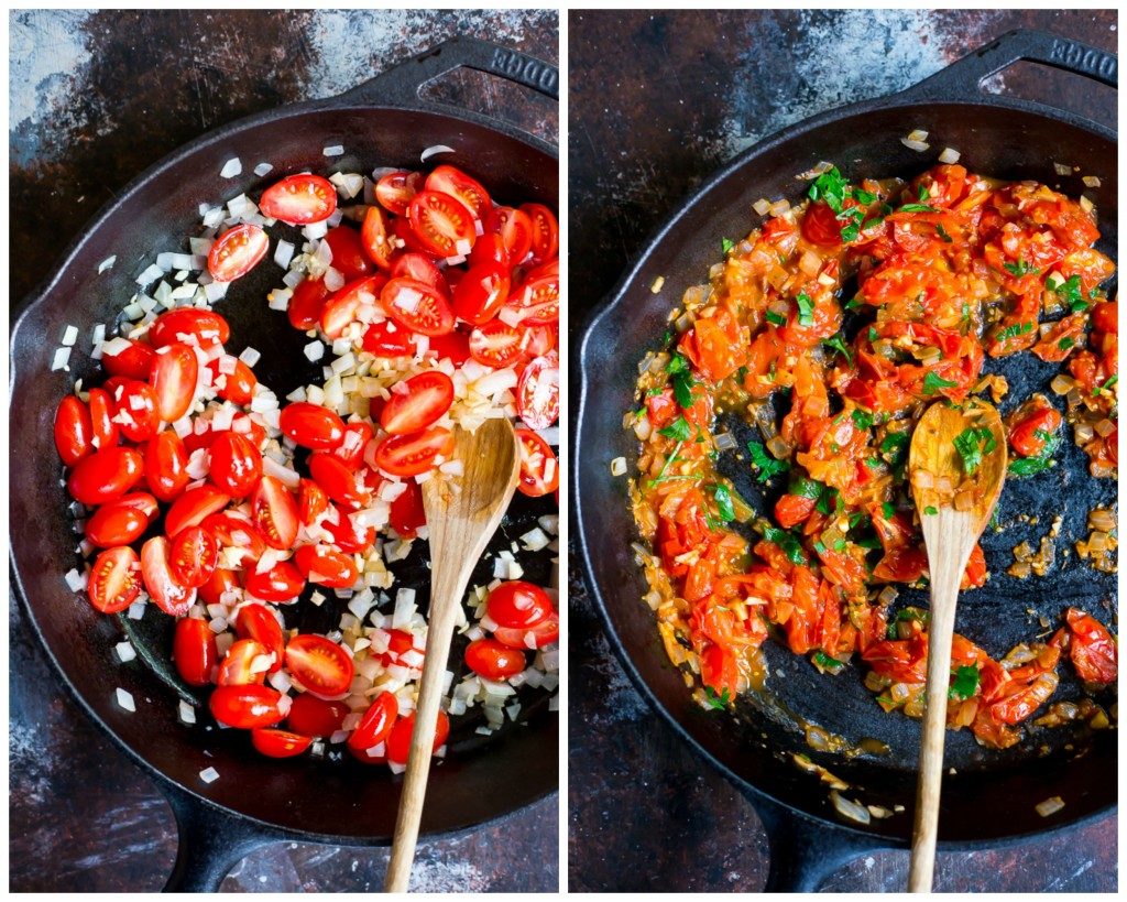 20 Minute Cherry Tomato Penne Pasta Collage