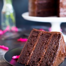 Gluten Free Three Layer Chocolate Cake-image