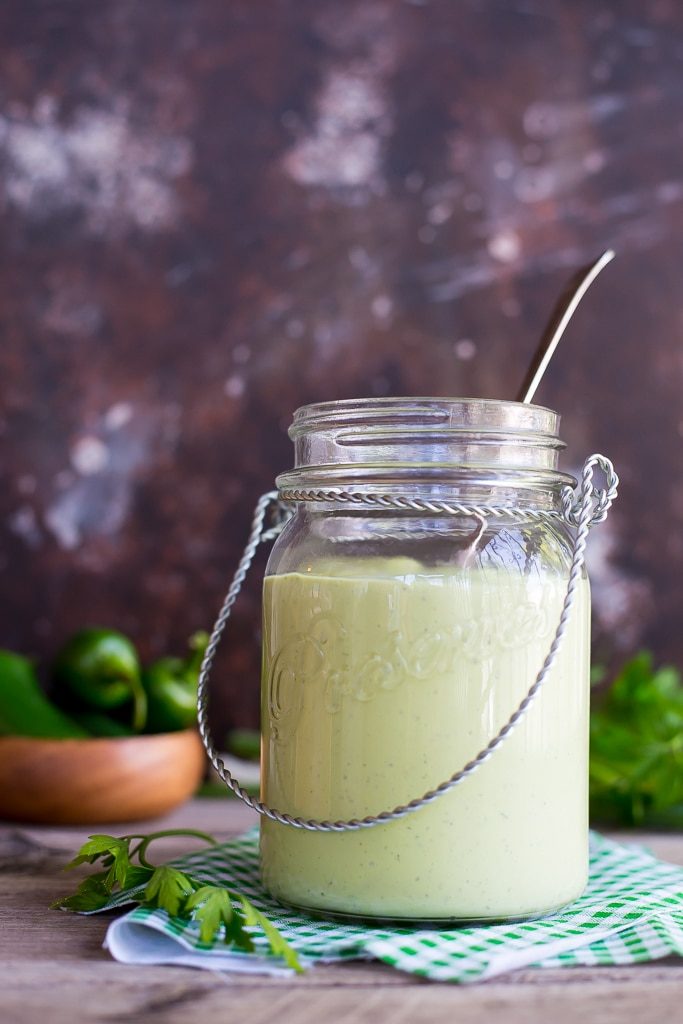 Cashew Jalapeno Ranch Dressing