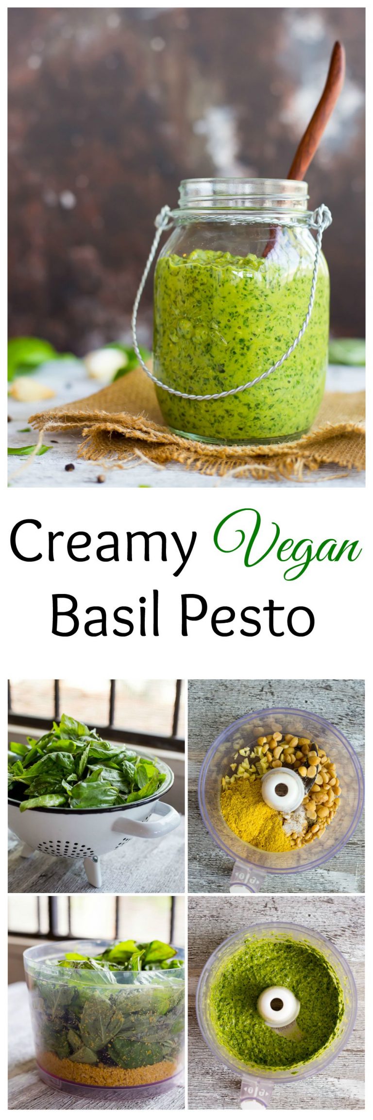 Creamy Vegan Basil Pesto She Likes Food
