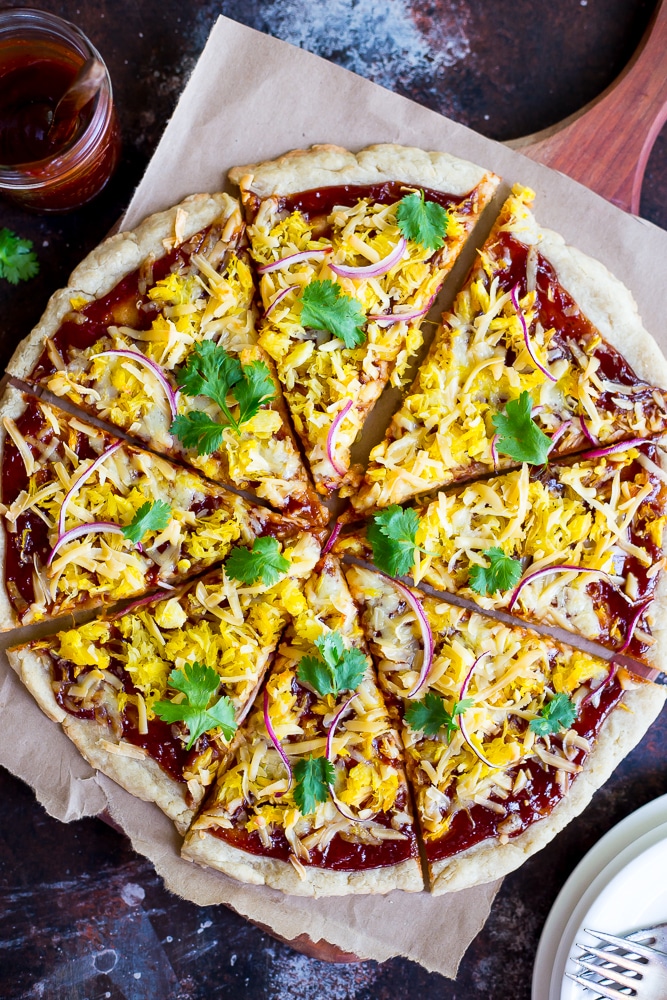 BBQ Spaghetti Squash Pizza-8188