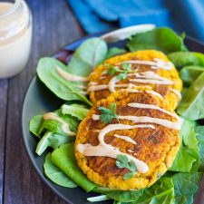 Butternut Squash Falafel with Maple Tahini Sauce-image