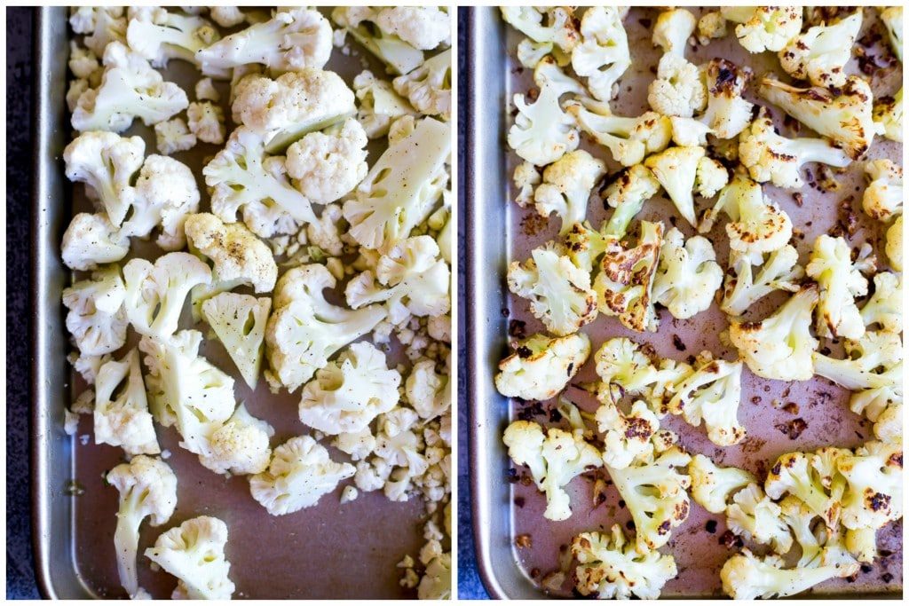 Roasted Cauliflower with Chimichurri Step 2